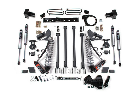 BDS Suspension BDS1527FPE - 2017-2019 Ford F250-F350 4wd 6in. 4-Link Lift Kit