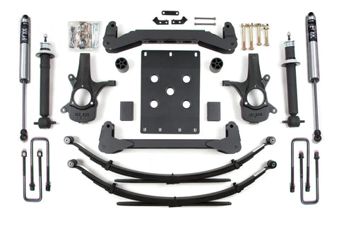 BDS Suspension BDS175FS - 07-13 C1500 Silver High clearance 6-5.5 springs