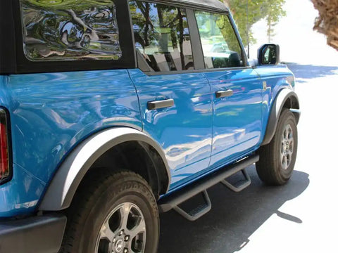 Go Rhino D224043T - Drop down hoop step design is ideal for lifted vehicles or larger tires