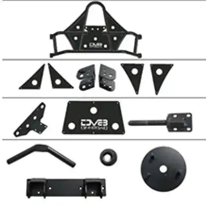 DV8 Offroad TCSTTB-01 07-18 Jeep JK Body Mount Tire Carrier Tc1