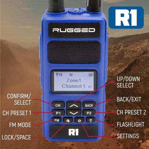 RUGGED RADIO R1 RUGGED R1 BUSINESS BAND HANDHELD RA