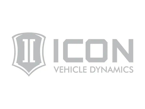 ICON Vehicle Dynamics FRDK_STICKER-STD 12 IN S 12 IN WIDE ICON STANDARD SILVER