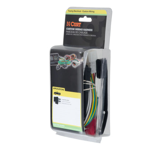 CURT 56332 - Custom 4-Flat Select Hyundai and Kia Vehicles OEM Tow Package Required