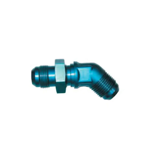 -4AN BLK 45 DEGREE BULKHEAD FLARE