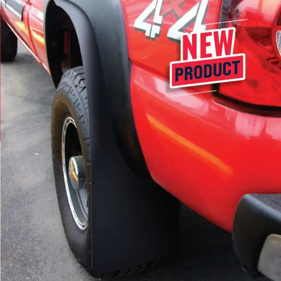 15 X 48 Fender Flair Long-John Style Mud Flaps Diamond Plate On one Side Smooth On the Other Side
