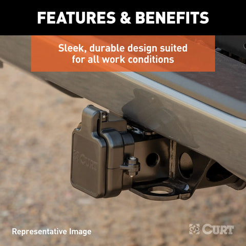 CURT 58266 - Protective MultiPro/Multi-Flex Tailgate Sensor with 2-1/2in. Hitch Cap