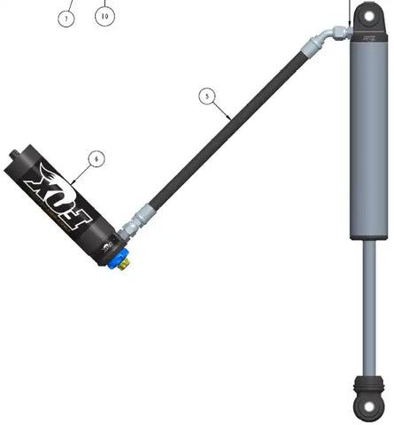 FOX Offroad Shocks 883-26-029 FACTORY RACE SERIES 2.5 RESERVOIR SHOCK (PAIR) - ADJUSTABLE