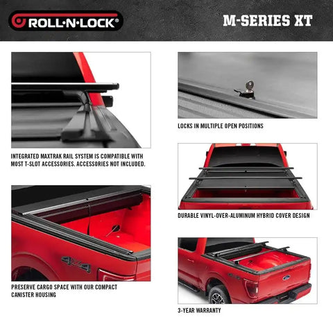 Roll N Lock 495M-XT Roll-N-Lock M-Series XT Hard Up Jeep Gladiator JT