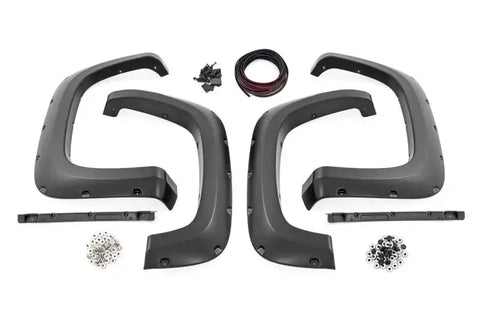 Rough Country F-C12011A-GBA - Pocket Fender Flares Traditional Black