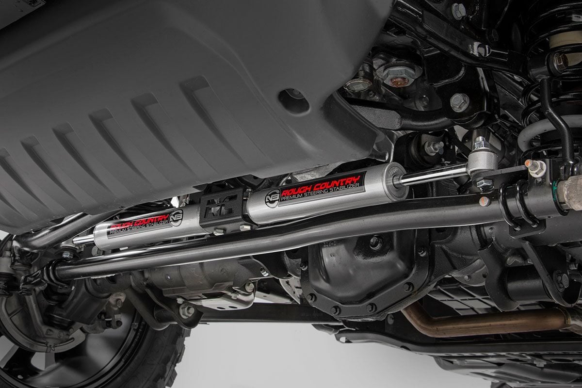 N3 Steering Stabilizer | Dual | 2.5-8 Inch Lift | Jeep Gladiator JT/Wrangler JL (18-26)