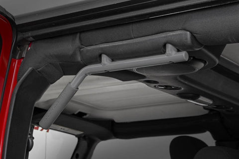 Grab Handles | Steel | FR & RR | Gray | Jeep Wrangler JK/Wrangler Unlimited (07-18)