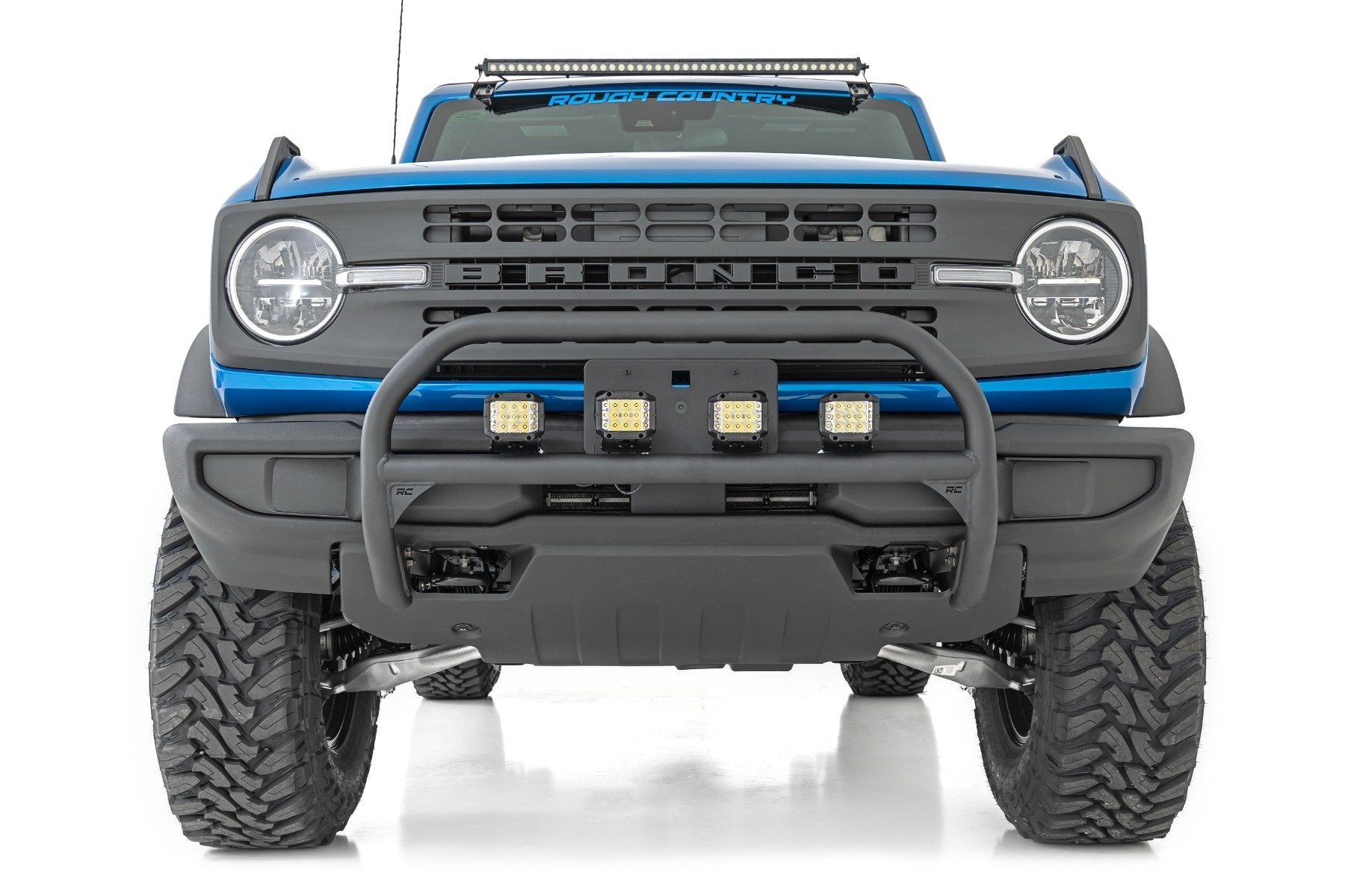 Nudge Bar | 4 Inch Round Led (x4) | Ford Bronco 4WD (2021-2025)