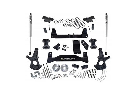 Superlift K160F 6.5 Lift Kit w/ FOX Shocks - 14-16 Silv/Sierra 1500 4WD Cast Steel CntrlArms