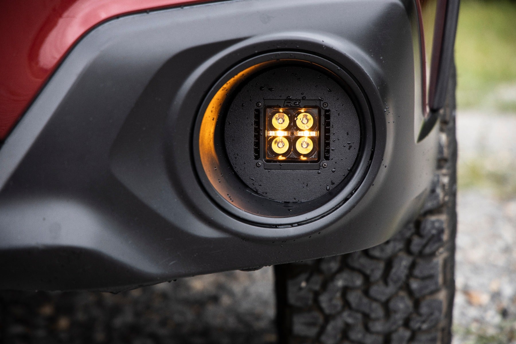 LED Light Kit | Fog Mount | 2" Black Pair | Spot | Subaru Outback (15-19)