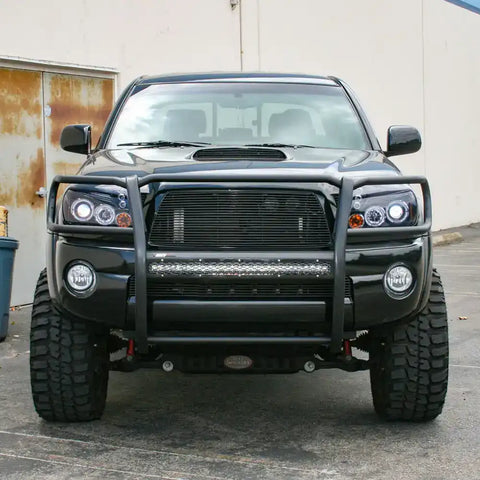 ARIES P2054 - Pro Series Black Steel Grille Guard, No-Drill, Select Toyota Tacoma