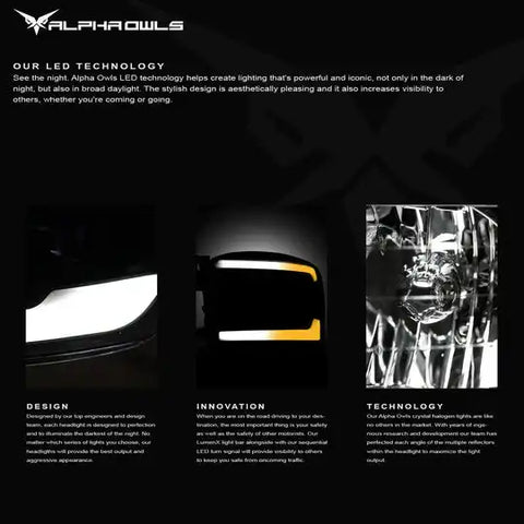 Alpha Owls 8709436 - SQ Series Headlights