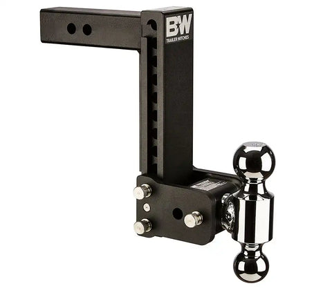 B&W Trailer Hitches TS10043B - 2 Shank Black Powder-Coat Tow & Stow