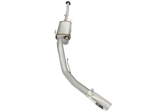 aFe 49-43073-P MACHForce XP Exhaust 3in-3.5in SS Single Side Ext CB w/ Polished Tips 15 Ford F150 V8 5.0L CC/SB