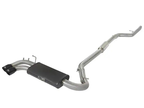 aFe 49-36329-B MACHForce XP Exhausts Cat-Back SS-304 w/ Black Tips 12-16 BMW 328i/428i (F30/F32) (t) N20