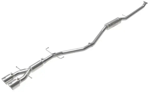 aFe 49-36619-P Takeda 2.5in 304SS Cat-Back Exhaust System w/ Polished Tips 17-20 Honda Civic Si Sedan I4 1.5L