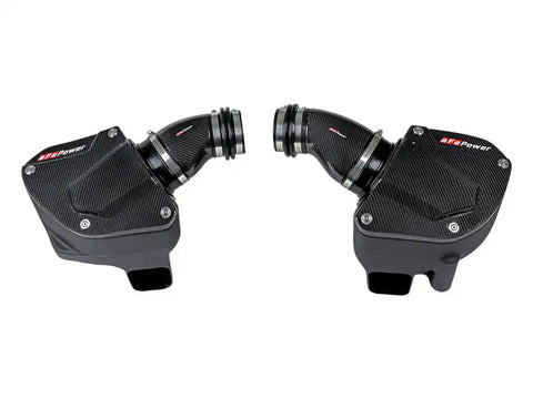 aFe 58-10005D Black Series Stage-2 Carbon Fiber Cold Air Intake System w/ Pro DRY S Media - 18-19 BMW M5 (F90)