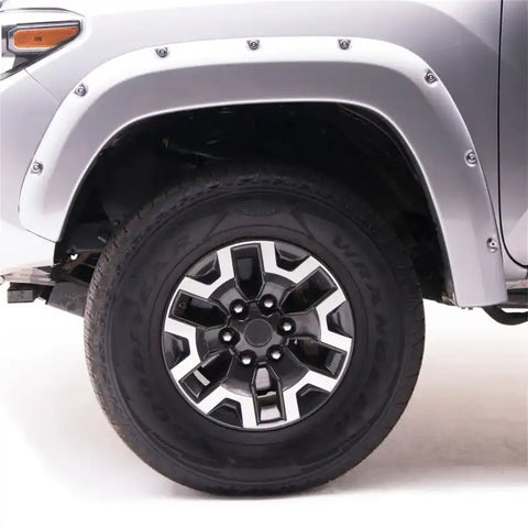 EGR 15+ GMC Sierra HD Bolt-On Look Color Match Fender Flares - Set FF Switchblade Silver