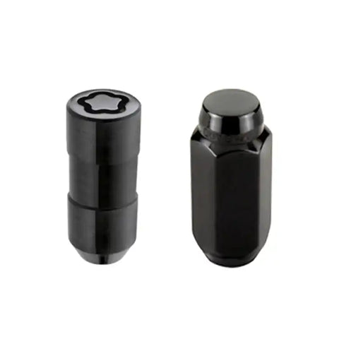 McGard 8 Lug Hex Install Kit w/Locks (Cone Seat Nut) M14X1.5 / 13/16 1.945in. Length - Black