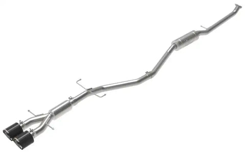 aFe 49-36619-C Takeda 2.5in 304SS Cat-Back Exhaust System w/ Carbon Tips 17-20 Honda Civic Si Sedan I4 1.5L