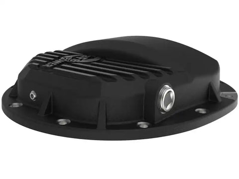 aFe 46-71121B Pro Series AAM 9.5/9.76 Rear Diff Cover Black w/Mach Fins & Oil 14-19 GM Silverado/Sierra 1500