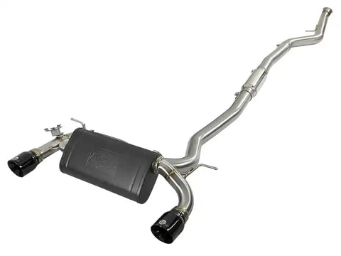 aFe 49-36340-B MACH Force-Xp 3in 304 SS Cat-Back Exhaust w/ Black Tips 12-15 BMW 335i (F30) L6 3.0L (t) N55