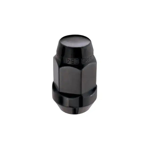 McGard Hex Lug Nut (Cone Seat Bulge Style) 1/2-20 / 3/4 1.45in. Length (4-pack) - Black