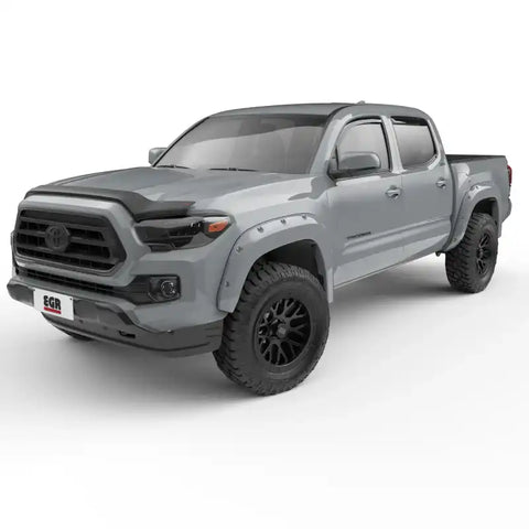 EGR 16+ Toyota Tacoma w/Mudflap Bolt-On Look Color Match Fender Flares - Set MagneticGray