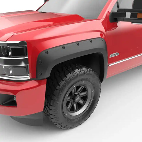 EGR 14+ Chev Silverado 6-8ft Bed Bolt-On Look Fender Flares - Set Matte
