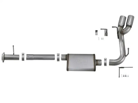 aFe 49-44096-P MACH Force-XP 3in 409 SS Cat-Back Exhaust w/ Polished Tip 17-19 GM Colorado/Canyon V6-3.6L