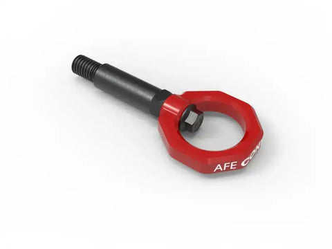 aFe 450-721001-R Control Front Tow Hook Red 20-21 Toyota GR Supra (A90)