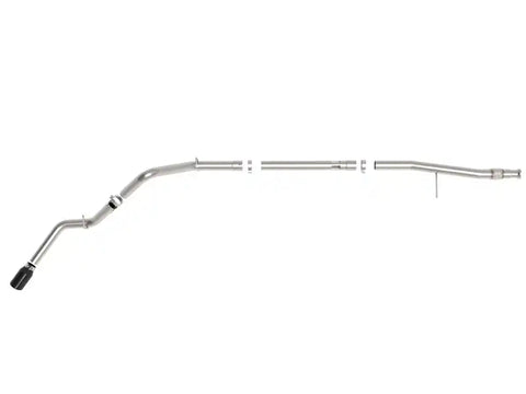 aFe 49-44128-B Large Bore-HD 3 409SS DPF-Back 20-21 GM Trucks L6-3.0L (td) LM2 - Black Tip
