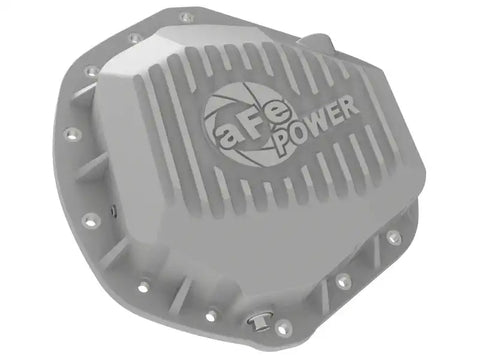 aFe 46-71060A Street Series Rear Differential Cover Raw w/ Machined Fins 01-18 GM Diesel Trucks V8-6.6L (td)