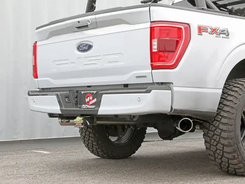 aFe 49-33129-P Gemini XV 3in 304 SS Cat-Back Exhaust 2021 Ford F-150 V6 2.7L/3.5L (tt)/V8 5.0L w/ Polished Tips