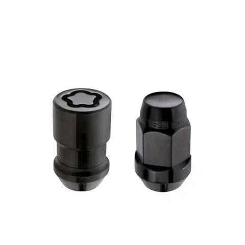 McGard Jeep Wrangler Install Kit (Cone Seat Bulge) 1/2-20 / 3/4 Hex (18 Lug Nuts 5 Locks) - Blk