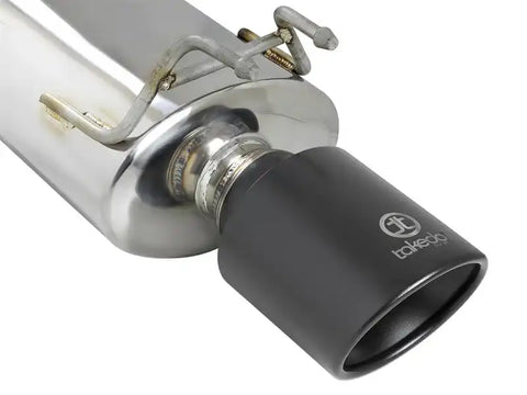 aFe 49-36605-B Takeda Exhaust 304SS Dual Cat-Back w/ Black Tips 13-17 Honda Accord LX/EX/EX-L Sedan L4 2.4L