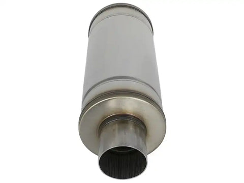 aFe 49M00012 MACH Force-Xp 409 SS Muffler 3in Center/Center 14in L x 6in Dia - Round Body
