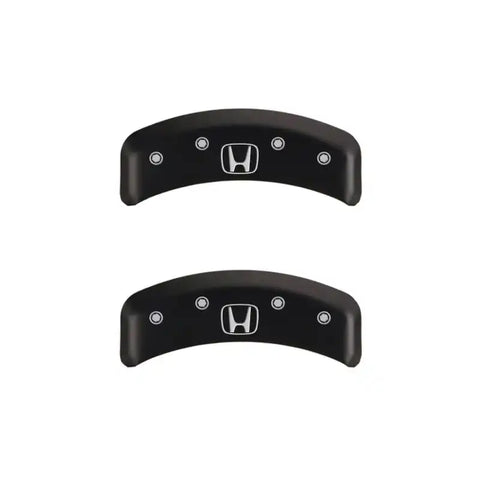 MGP 4 Caliper Covers Engraved Front Honda Engraved Rear H Logo Red finish silver ch