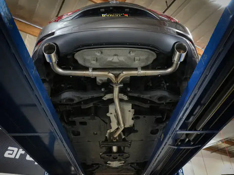 aFe 49-37015-B Takeda 2-1/2in 304 SS Cat-Back Exhaust w/ Black Tips 14-18 Mazda 3 L4 2.0L/2.5L
