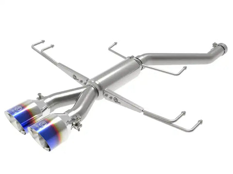 aFe 49-36626-L Takeda 2.5in 304SS Axle-Back Exhaust System 17-19 Honda Civic Type R L4-2.0L (t) - BL Flame Tip