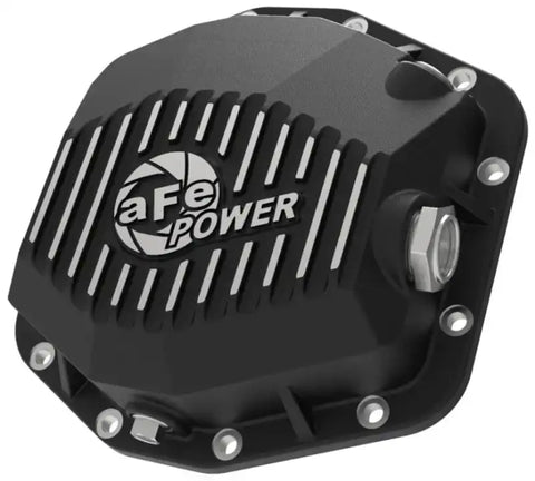 aFe 46-71290B POWER 2021 Ford Bronco w/ Dana M220 Differential Cover Black Street Series Machined Fins