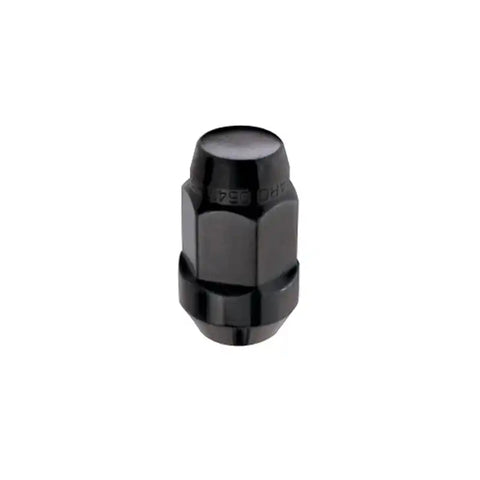 McGard Hex Lug Nut (Cone Seat Bulge Style) M14X1.5 / 22mm 1.945in. Length (4-Pack) - Black