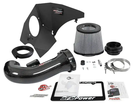 aFe 57-10005D Track Series Carbon Fiber Pro Dry S AIS - 16-19 Chevrolet Camaro SS V8-6.2L