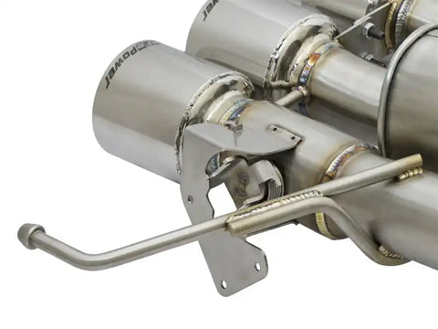 aFe 49-34056-P MACHForce XP 3in-2 1/2in Axle Back 304SS Exhaust w/ Polished Tips 14-17 Chevy Corvette V8-6.2L