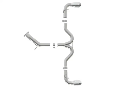 aFe 49-37002-1P Takeda 3in-2.5in SS Axle-Back Exhaust w/Polished Tips 2018 Hyundai Elantra GT Sport I4-1.6L(t)