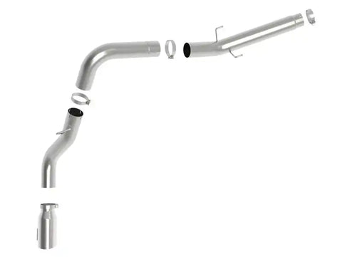 aFe 49-02075-P ATLAS 5in Alum Steel DPF-Back Exhaust System w/Polished Tip 19-20 Ram Diesel Trucks L6-6.7L (td)
